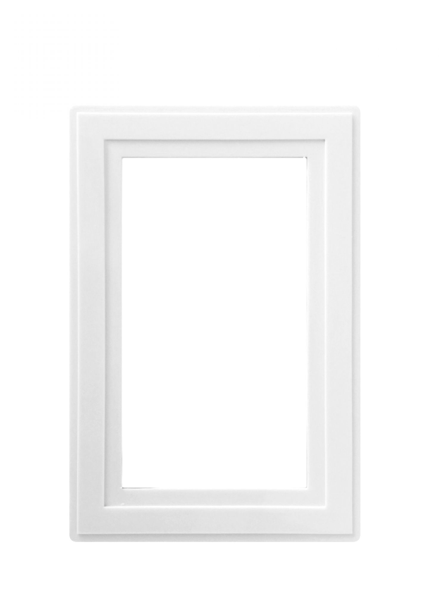 Lyvia Electrical 8806: 2 Gang Finger Plate, white - from £0.86