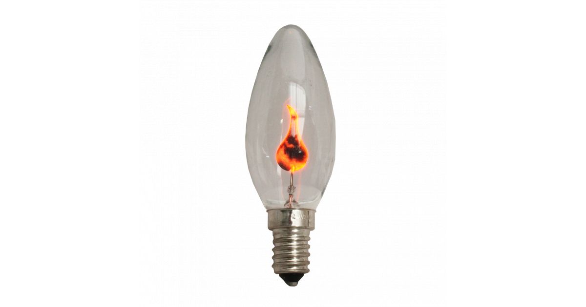 e14 flicker flame bulb