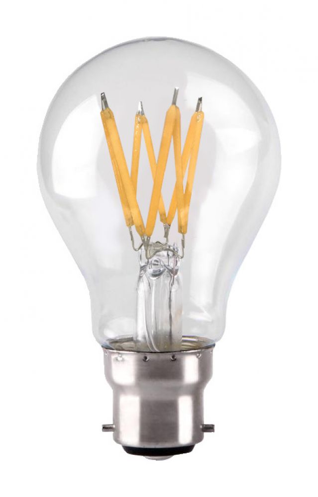 7w LED Filament GLS Light Bulb (BC, B22, Bayonet NON-DIMMABLE) - £3.03