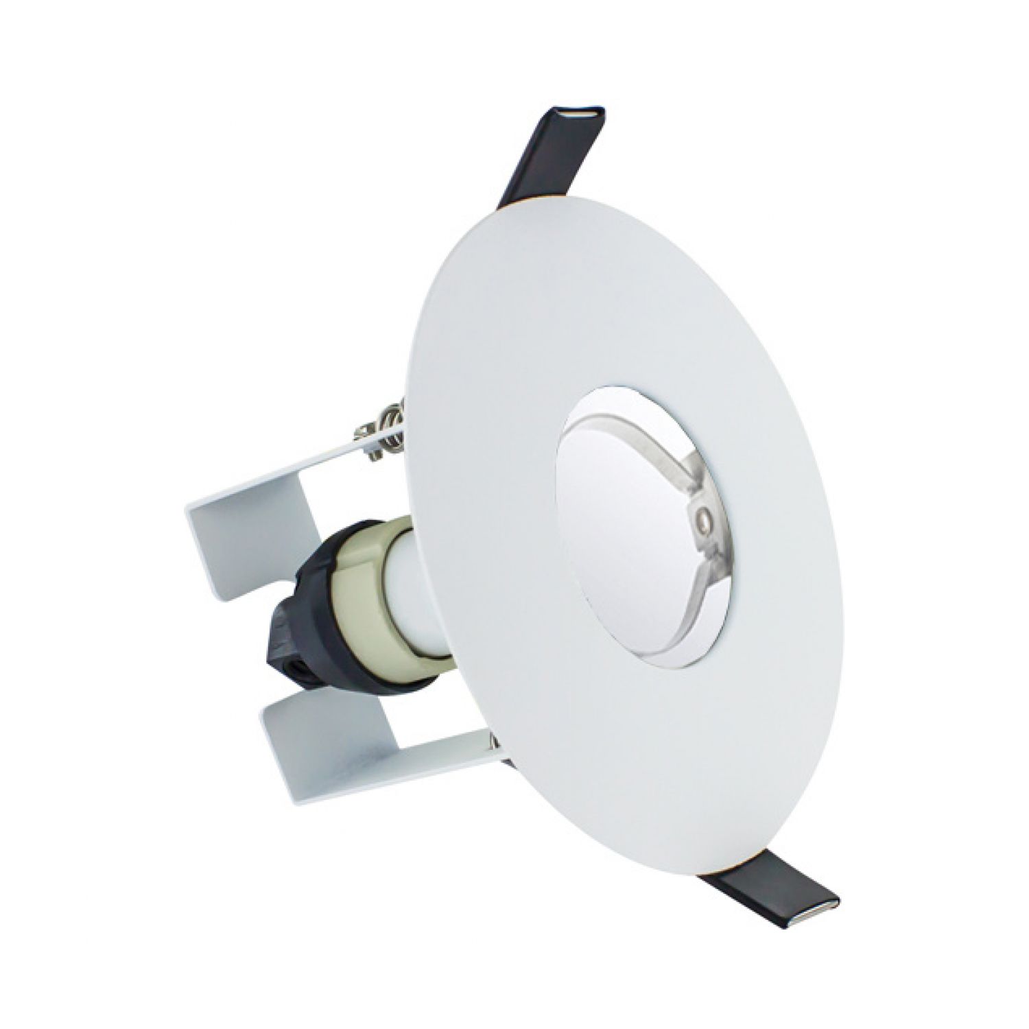 Integral led evofire ip65 fire rated downlight white deals with insulation guard